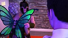 being a dik chick route with big tits and sexy outfits