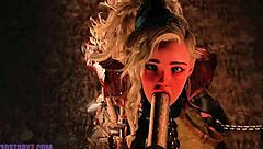 gemma smithy trains in blowjob with bondage