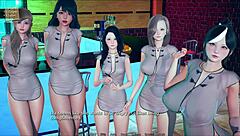 Cute Curvy Teen Plays Game Leading To Huge Tits Action!