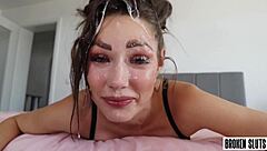 Can you handle this sloppy upside down throat fuck balls deep?