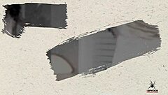 jazmin models a two tone bikini for us