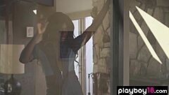 Does passionate ebony beauty victoria antoinette reveal her tight black pussy?