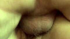 A Real Bear Meets And Fucks Petite 18+ Blonde On Leather Couch Flooding Cunt With Cum!