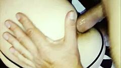 Beautiful amateur takes big cock in anal