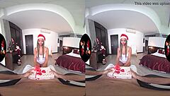 emotional festive fun with tight teen in reality setting