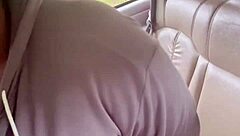 We almost got caught by a neighbor while fucking in the car