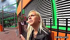 attractive czech woman seduced in mall and intimate in pov