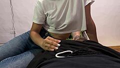 young student caught performing oral on huge member