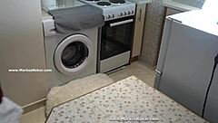 A silly maid got stuck in the washing machine, but it’s not all bad