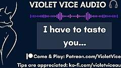 Female student dominates life art model with rough hair pulling and choking