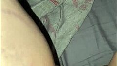 Late night pussy play with teen lesbian orgasm