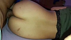 Horny stepsister lies in my bed, begging for uncontrolled sex in POV