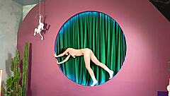 A clip from an erotic broadcast filming