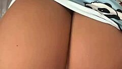 Stepdad notices stepdaughter using anal sex toy