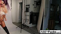 A musical teaser featuring Abigail Mac from a photo shoot