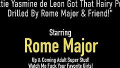 hottie yasmine de leon got hairy pussy drilled by rome major