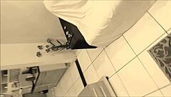 Stepsister gives erection with taboo shaved pussy action