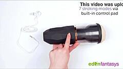 ego x stroking masturbator with suction cup