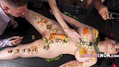 Freeuse Asian Chef Serves Herself As Dessert!