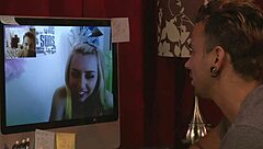 Blonde Lexi Belle fucks guy met online first time