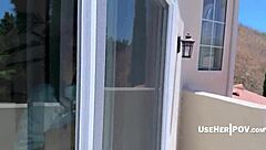 Stepson Addicted to Fucking Ebony Stepmom Jayne's Pussy in POV Black Mama Fetish