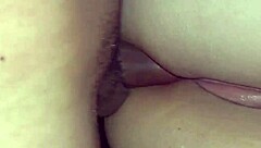 how does colombian babe take cum inside tight ass?