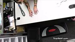 oiling up big tit suspect and fucking her 😏