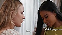 Girl on girl action, intense and passionate, forget men