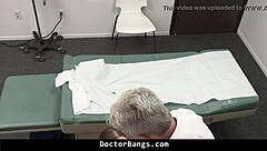 The young patient must undress for the examination