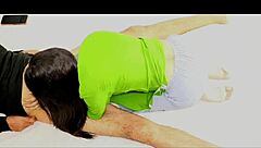 Indian aunty enjoys full sex in gy style