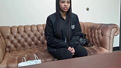 Liyah Rose performs deepthroat blowjob.