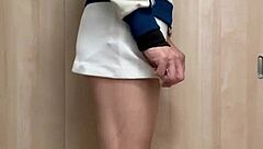 Fake Tennis Club Uniform, Panties and Anal Play