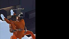 A very young beauty tries herself in hardcore sex