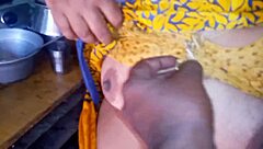 The hot bhabhi is cooking something special for her husband