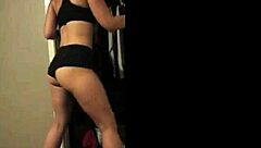 white girl twerks her fit ass