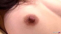 She’s a shy Japanese virgin, experiencing first intimacy