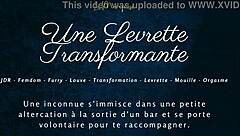 A slutty girl in a string, for a levrette! French amateur
