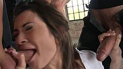 Glam teen Gracie Glam in hot anal action