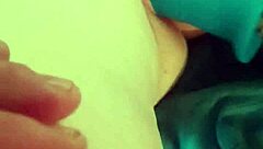 Intriguing softcore solo with sex machine