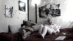 Aimee and her bald husband shoot passionate adult movies
