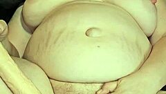 Wet pussy gets a foot rub