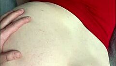 A fit wife rewards husband with intense action