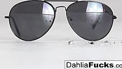 hot dahlia sky masturbates her pussy in solo compilation, teasing with tits and ass