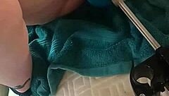 Intriguing softcore solo with sex machine