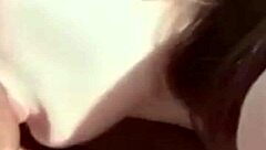 She gave blowjob to her boyfriend in an amateur video