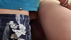 hot babe hitchiker sucking my dick to the motel before i creampie her pussy