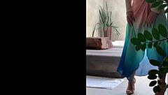The Perfect Milf - Sensual Jane sucks, fucks and foot wanks her neighbor