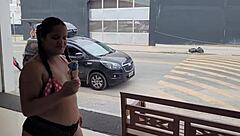 Na Sorveteria Encontrei Uma Pica Gigante De Chocolate Para Ass Orgasm Big Cock Assfucking