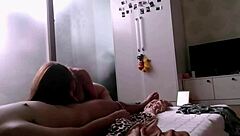 A sex tape recorded at home with an interesting guy