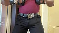 British black smoke flex and tit play - that’s a interesting combo